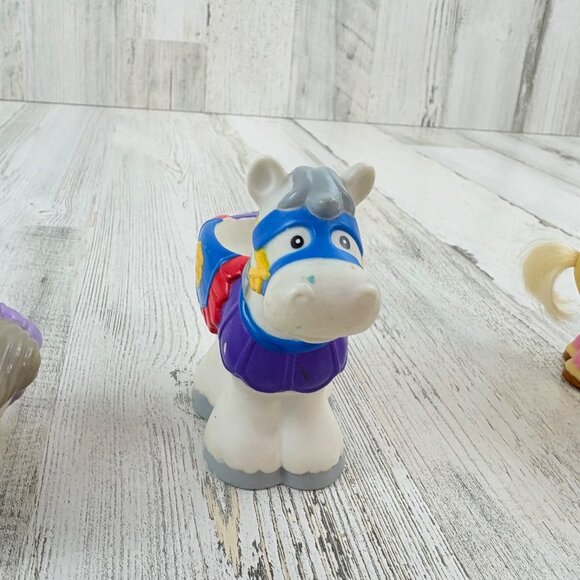 Fisher Price Little People Lot of 3 Royal Horses Prince Princess Castle Kingdom - Picture 9 of 16